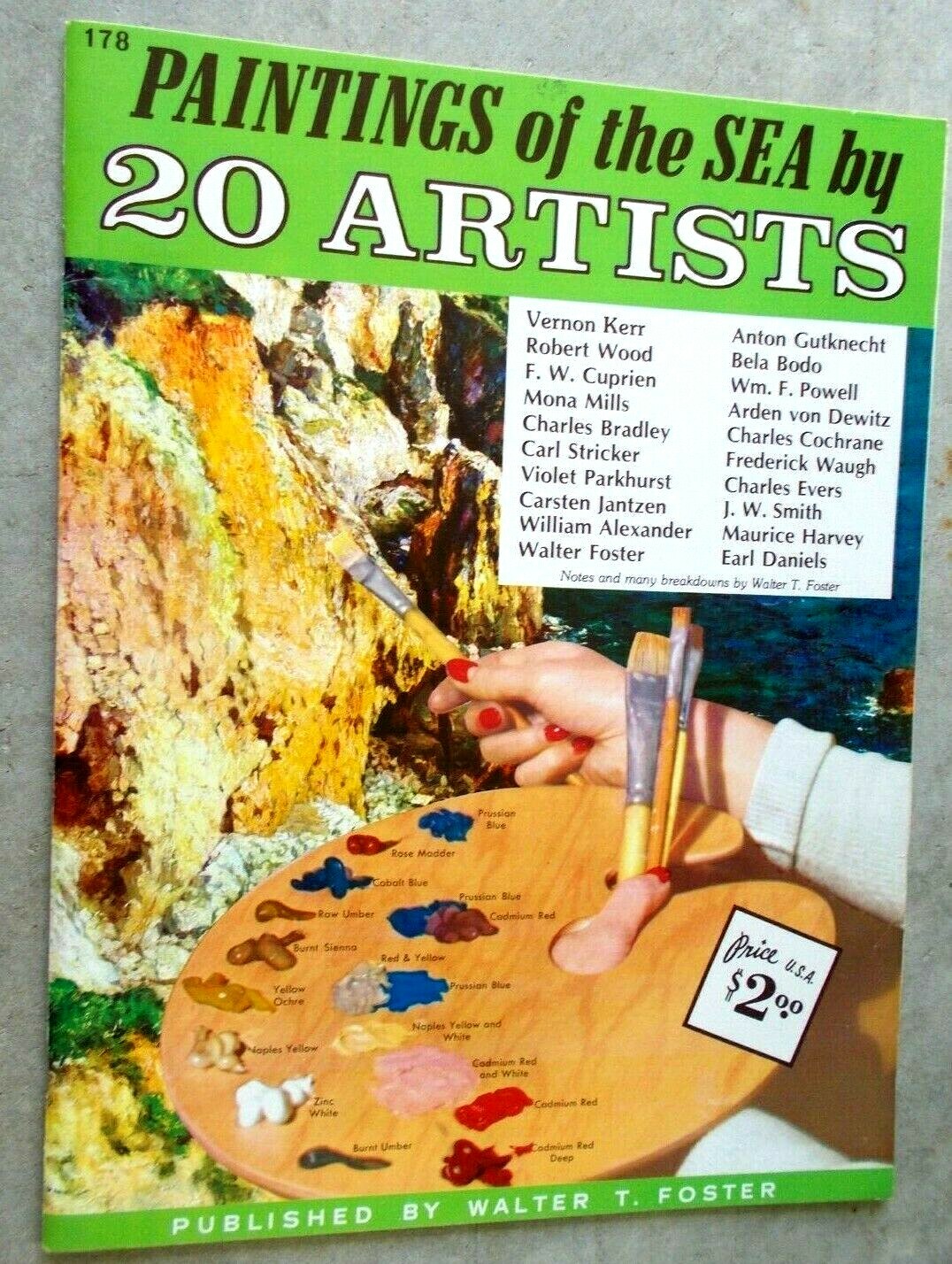 Vintage, "Paintings of the Sea by 20 Artist #178 paperback 37 pages | eBay