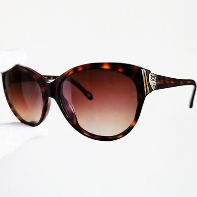 TIFFANY Vintage Sonnenbrille sunglasses brown silver strass TF4065-B cateye