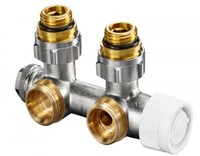 Anschlussarmatur Multiblock T 50Mm, 1/2'' Ag X 3/4'' Ag, Eckform