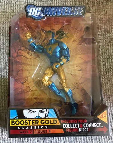 DC UNIVERSE CLASSICS WAVE 6 VARIANT BOOSTER GOLD MOC MATTEL DCUC