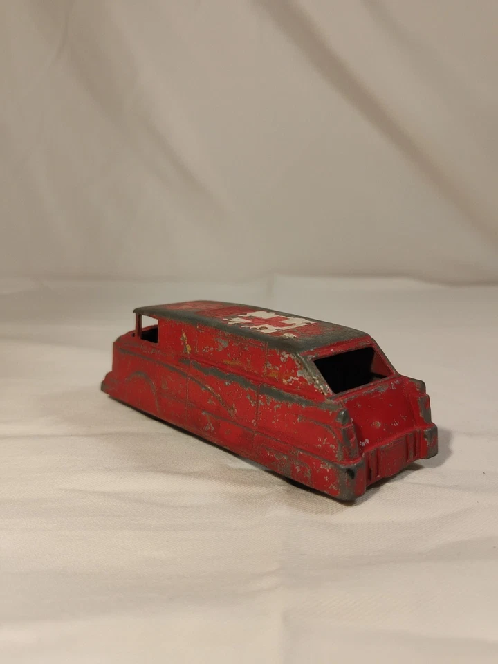 "Ambulancia Midgetoy vintage años 60 hecha en Estados Unidos pintura roja 4""" Foto 2 de 4