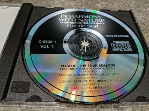 Gentle Surf by Vivaldi (The Four Seasons) CD Fast Shipping Canada - 第 2/3 張圖片