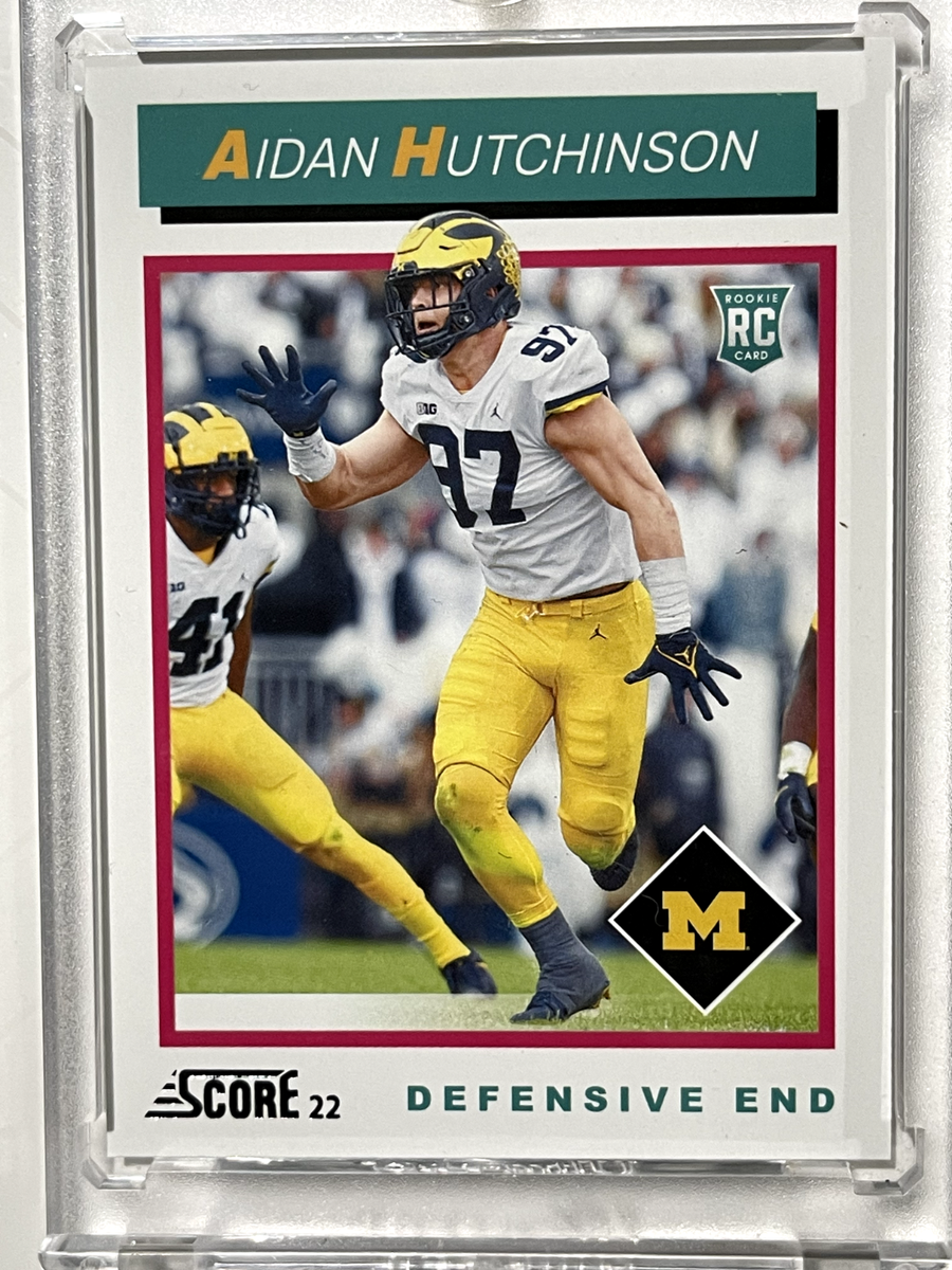 2022 Panini Score Aidan Hutchinson Throwback Rookie RC | eBay 2022 Panini Score Aidan Hutchinson Throwback Rookie RC | eBay