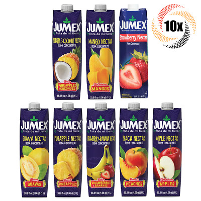 10x Cartons Jumex Variety Nectar Flavor Drinks 33.8 Fl Oz Mix & Match Flavors!