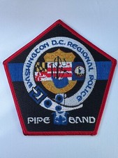 Washington DC Regional Police Pipe Band Patch ~ RARE