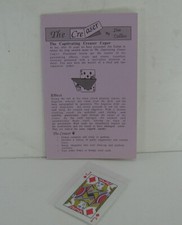 1989 VTG.  THE CREASER by Jim Callan...Merlin's Memoirs...KILLER CARD MAGIC!