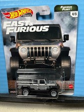 1/64 HOT WHEELS REAL RIDERS FAST & FURIOUS FLEET JEEP GLADIATOR PICKUP 4/5