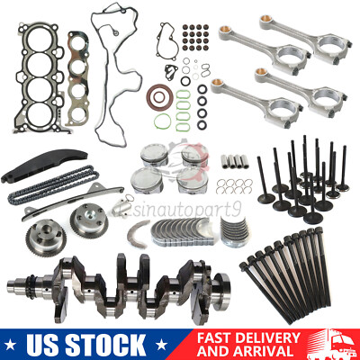 G4NA 2.0 Engine Overhaul Rebuild Kit - Crankshaft Rods Bolts Set For Hyundai Kia
