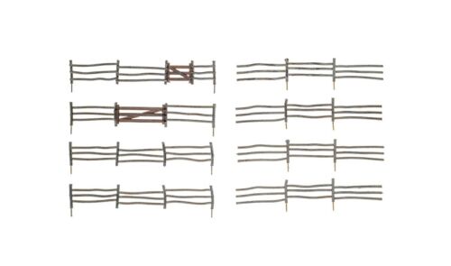Woodland Scenics N 2991 Log Fence Farm Rural Land Scenery Detail Set - Picture 2 of 6