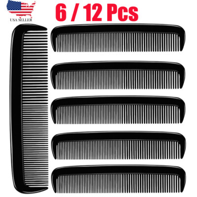 6-12 Pocket Hair Comb 5'' Beard & Mustache Combs for Men's Hair Beard Barber