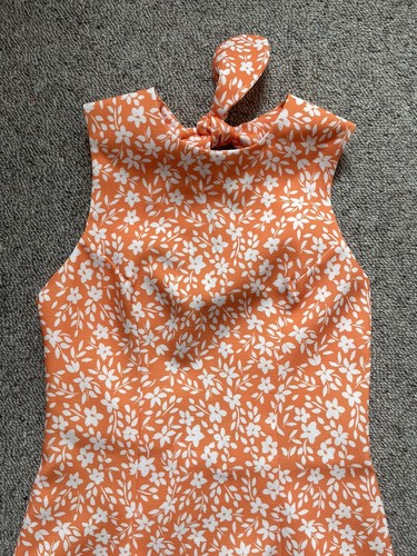 BY JOHNNY Orange Halter Dress - NWT 
