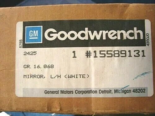 Espejo Velvac Doble Cabina y Chasis Estilo Blanco GM 15589131 Astro Safari 1985-00 X8 Foto 4 de 4