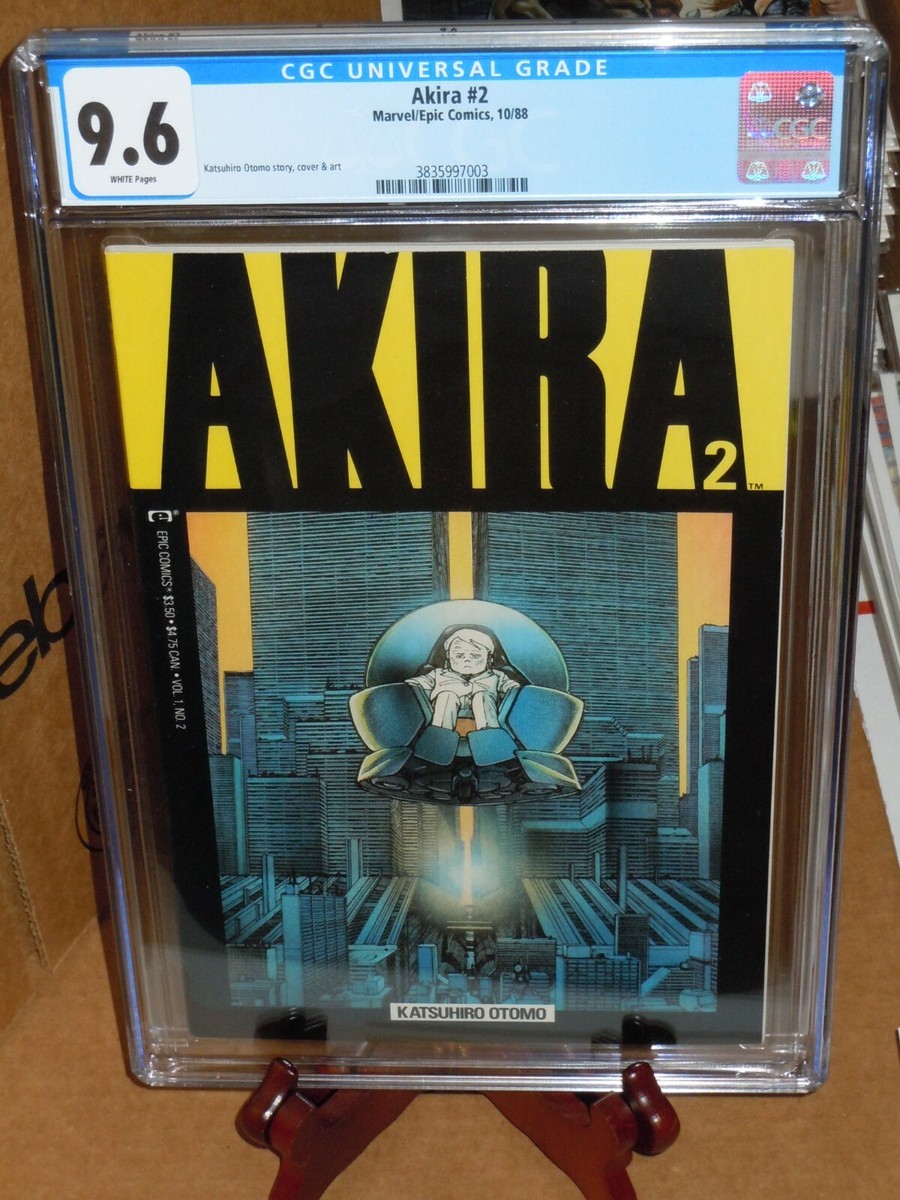 AKIRA #2 CGC 9.6 Newsstand UPC Marvel EPIC Comics1988 White Pages