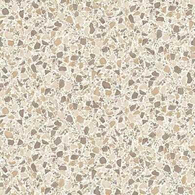 Edle Dekor Terrazzo Beige Tapete Metallic Effekt Struktur Kleister The Wall