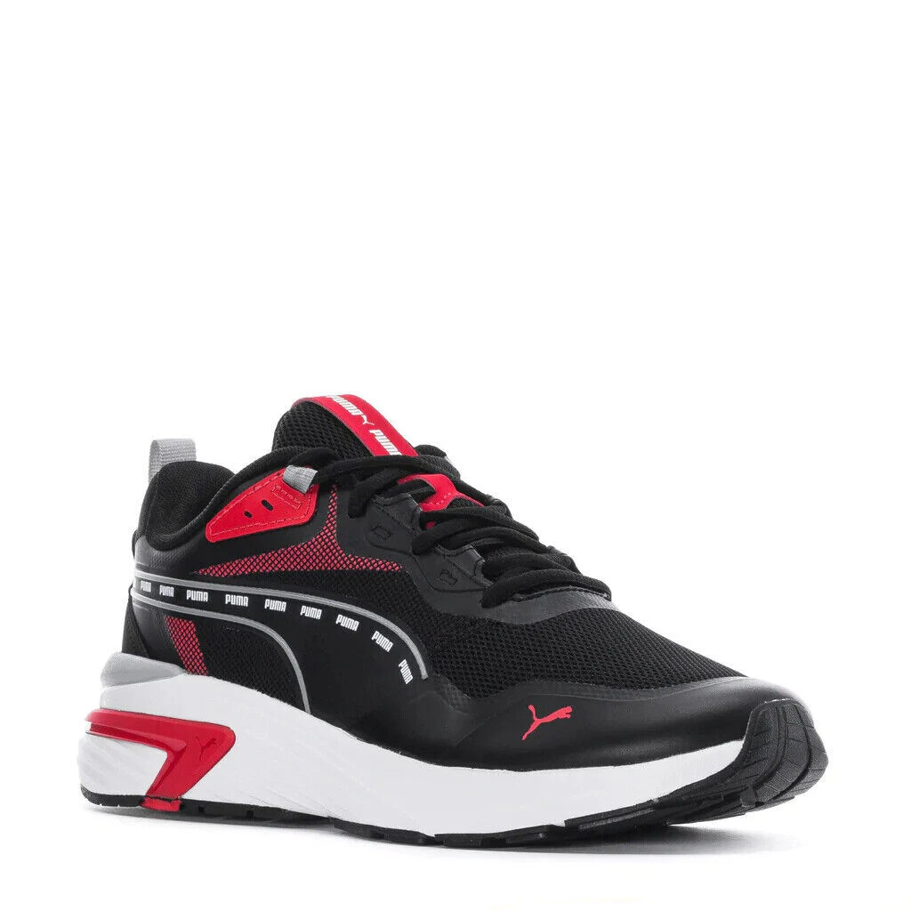 PUMA SUPERTEC SIGNATURE LW RUNNING TRAINER SNEAKER SCARPE DA UOMO NERE TAGLIA 10 5 NUOVE