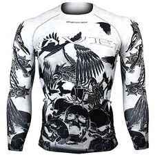 BTOPERFORM [FX-125K] Skin Compression Rash guard Under Tight Base layer Gym MMA