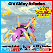 ✨ Shiny Ariados 6IV ✨ Pokemon Scarlet & Violet 🚀 Fast 🚀