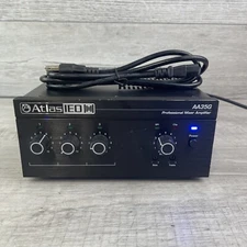 ATLAS Sound AA35G 3-Input 35W Mixer Amplifier - W/power Cord
