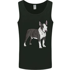 Pitbull Dog Looking Awesome Mens Vest Tank Top