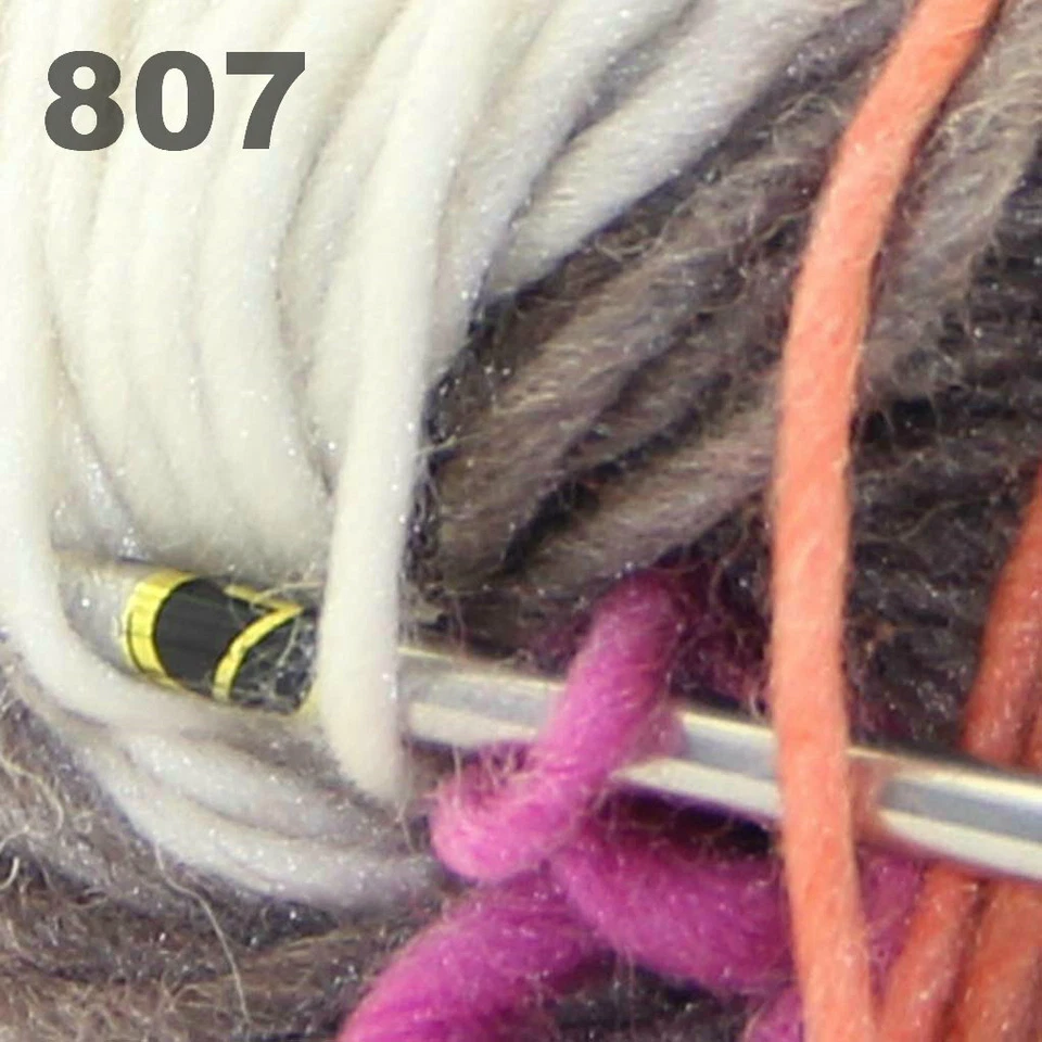 Venta 6Skein6x50g Grueso Mano Lana Coloridas Bufandas Tejer a Mano Hilo de Ganchillo 07 Foto 3 de 4