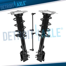Front Struts with Coil Spring Assembly Sway Bar End Links for 2017 Jeep Compass