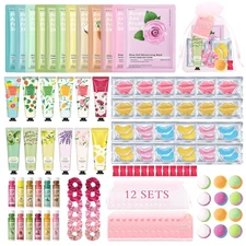120 PCS Spa Party Supplies for Girls & Women,Spa Party Favors Include Face Masks