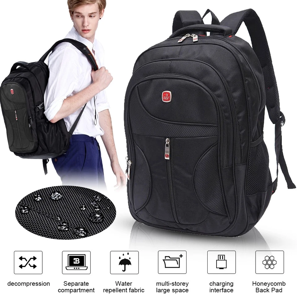 Rucksack Damen Herren Sport Schulrucksack Freizeit Reise Wandern Backpack Travel - Bild 2 von 4