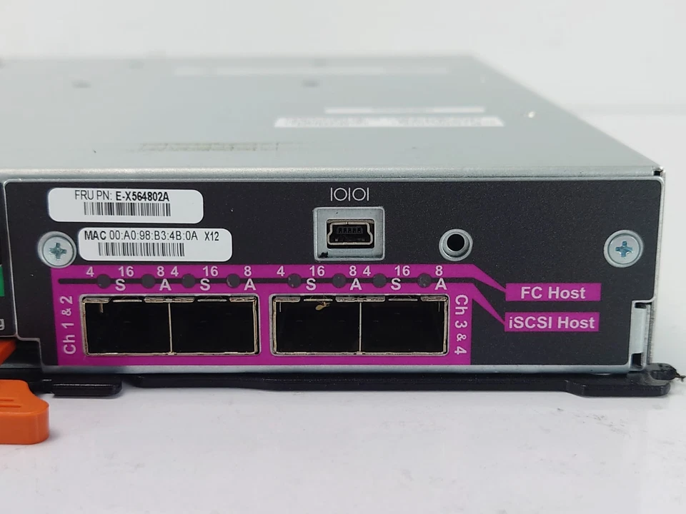 NetApp E-X564802A I/F-6 Drive Module Controller FC iSCSI 48GB RAM E5600 E6600 - Bild 3 von 4