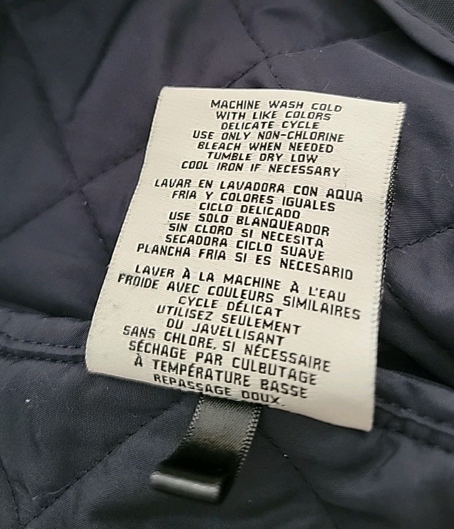 VTG Levi's Jacket Mens XL Blue Diamond Quilted Trucker Work Chore Full Zip thumbnail 20