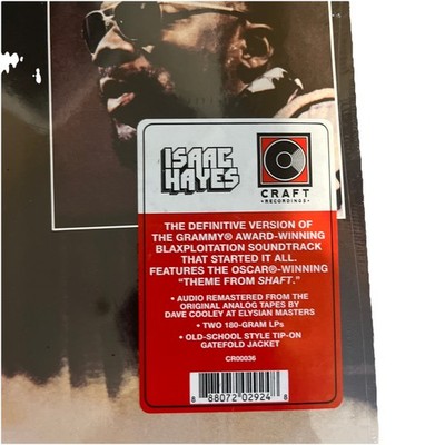 ~ISAAC HAYES~ ''SHAFT'' Double 2XLP NEW SEALED Analog 180 Gram Audiophile Vinyl