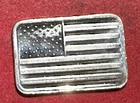 Vintage "American Flag" .999 FINE SILVER Mini Bar! 1 Gram!