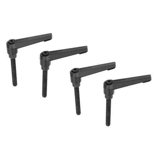 4PCS Adjustable Handle Metal Machine Knobs Fixing Adjustable Clamping