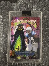 Wild Card Wicked Hits Tyler Warren Rookie Football Card 2025 true 1/ 1  HBWH-TW