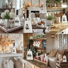 White Black Bell Metal Cowbell Dinner Bell Retro Farmhouse Decor French Country