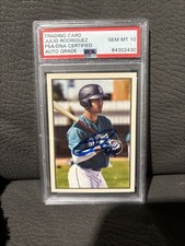 2019 Bowman Heritage Prospects Julio Rodriguez On Card Auto PSA 10