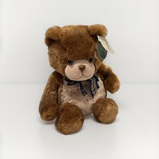 First  Main Cubbington The Teddy Bear Stuffed Animal with Plaid Bow Tie  NWT