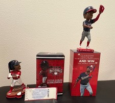 Victor Robles Washington Nationals WS & prospect bobbleheads, SGA 2020 and 2019