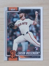 2026 Topps Series 1 #184 Carson Whisenhunt RC -SF Giants Rookie