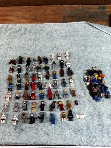 Lego Star Wars NINJAGO Marvel Chima Lot Rare Incomplete Minifigures Over 45 Figs