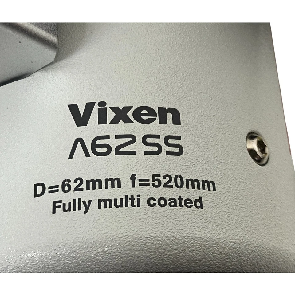 Vixen A62SS 62mm f/8 Achromatic Refractor OTA – Compact Portable Telescope - Image 4 of 4