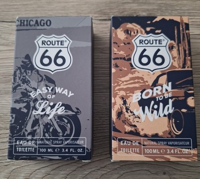 2 X Route 66 , Eau de Toilette Spray ,  je 100 ml, Neu