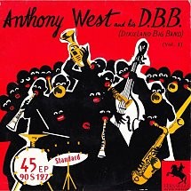 Anthony West And His D.B.B.* - Je T'aime Encore Plus 7'' EP Vinyl Jazz 68951
