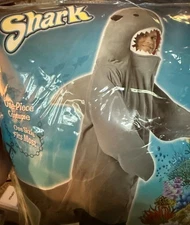 Gray Shark Costume Adult One Size Fits Most polyform Rasta Imposta