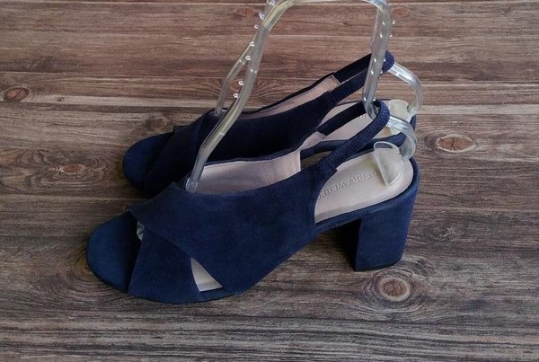 Women Gerry Weber Heels Navy Leather 41