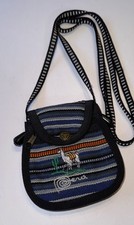 Unique Rare Alpaca Knit Crossbody Small Llama Shoulder Bag or Purse  Drawstring