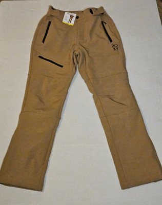 NWT Roxy Tan Ski Pant Women's Small Adjustable Waist Water & Wind Resistant