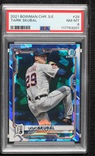 2021 Bowman Chrome Sapphire Edition Tarik Skubal #28 PSA 8 Rookie RC
