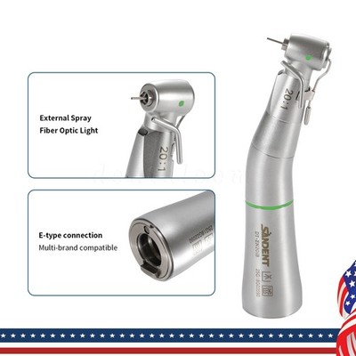 LED Fiber Optic 20:1 Implant Contra Angle Handpiece Fit KaV W Implant Motor S201