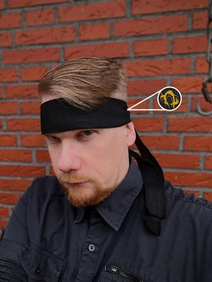 Snake Big Boss Infinity Bandana Black FOX MGS Metal Gear Solid Delta Cosplay