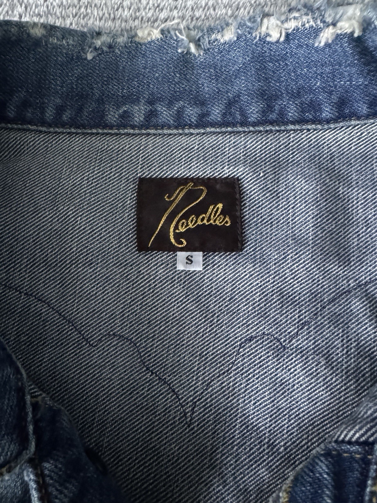 Needles Denim Assorted Patchwork Distress Denim J… - image 5